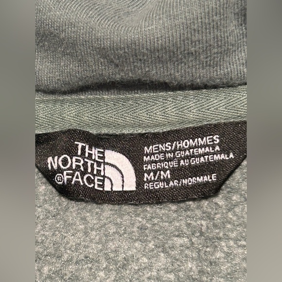 The North Face Green Embroidered Logo Pullover Hoodie Sweatshirt Men’s Medium - Picture 7 of 7